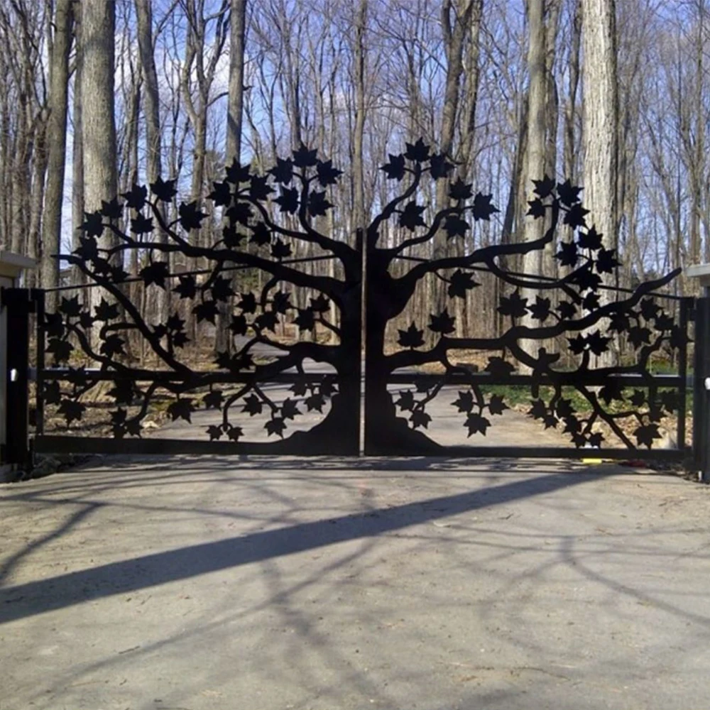 Professional Design Gates Latest Main Iron Gate Designs Customization Garden Iron Sliding Door Villa Fence Front Gate Prices