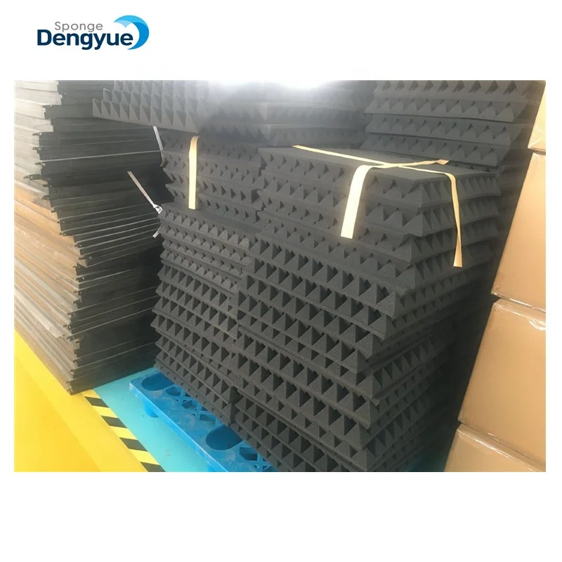 Acoustic Foam Panels 50 * 50 * 5  Sound Absorbing Dampening Wall Foam modern Pyramid acoustic foam