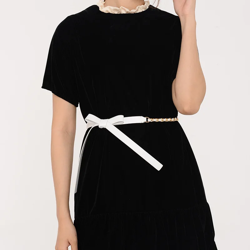 Новый стиль роскошная цепочка для тела кожаная