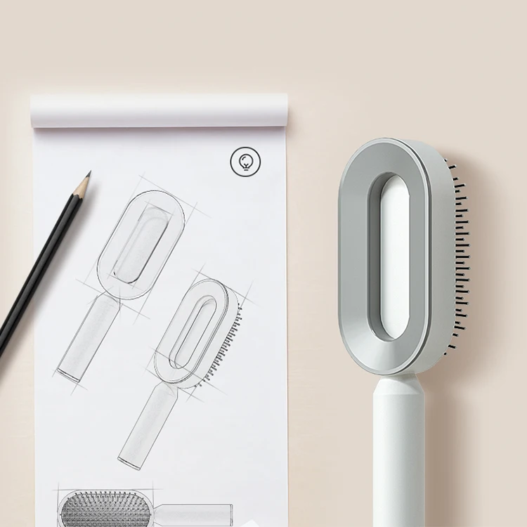 Hair Brush Scalp Massage Comb Air Cushion Plastic Comb Household Massage Hairdressing Comb