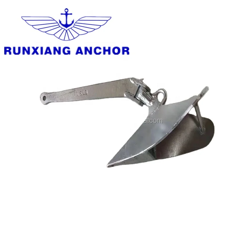 25KG Boat Accessories Marine Hardware 316 Stainless Steel Boat Anchor Mirror Polished Bruce Anchor