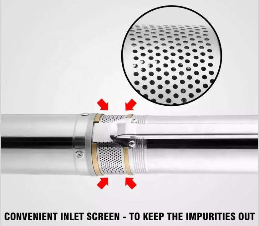 Kepeida 3Inch DC 72V Borehole Solar Submersible Deep Well Water Pump