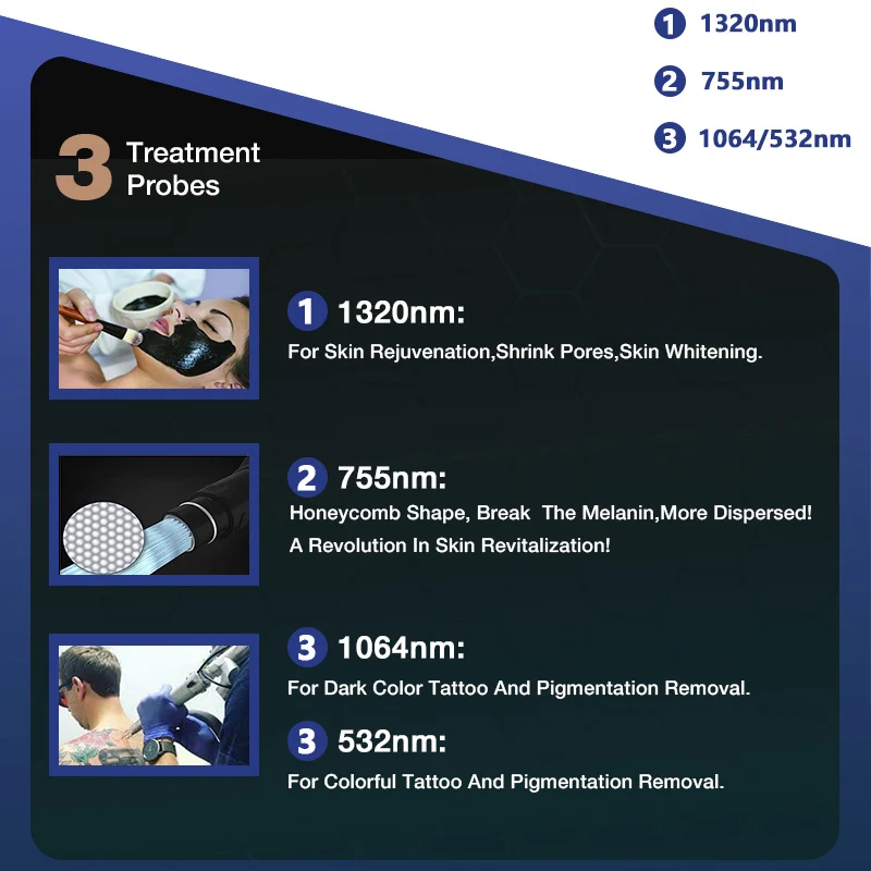 Pico Second Laser 755nm 450ps Picolaser Picosecond Laser Nd Yag Laser Tattoo Removal Machine Price