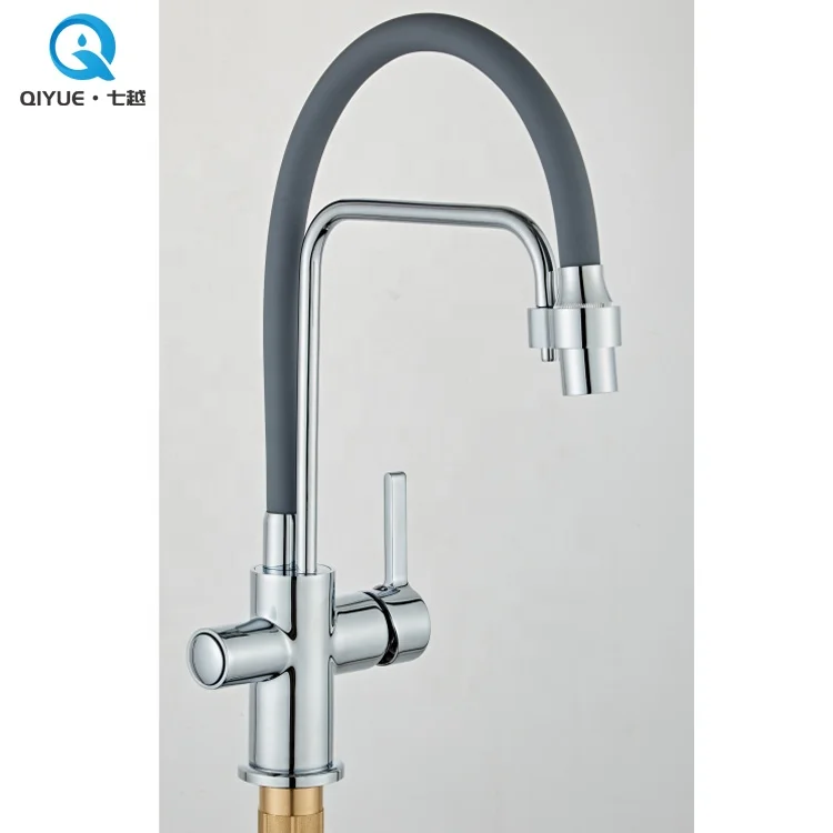American standard cupc certified dual handle pull down spray brass kitchen sink water filtered faucet tap