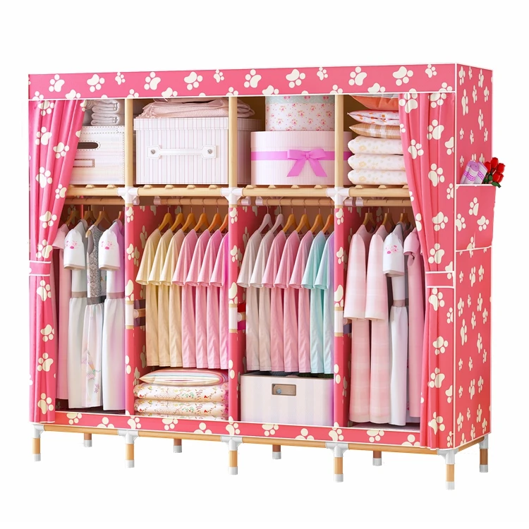  Современный складной дизайн простой портативный Diy одежда пластиковая дешевая деревянная мебель шкаф для
