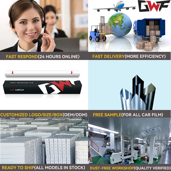 2ply Nano Ceramic IRR99% Heat Insulation Pelicula film  UV Rejection Self Adhesive Car Window Tint Film For Car Glass Protection