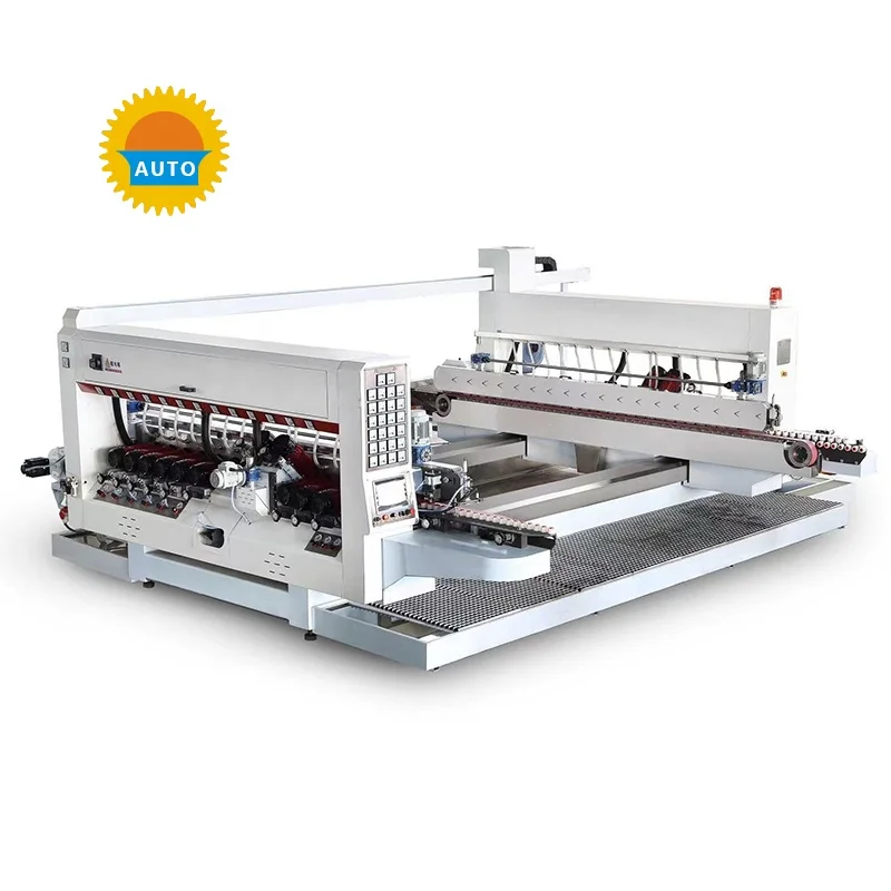 China Low Price Glass Processing Tool Multi Angle Double Glass Edge Grinding Polishing Machine