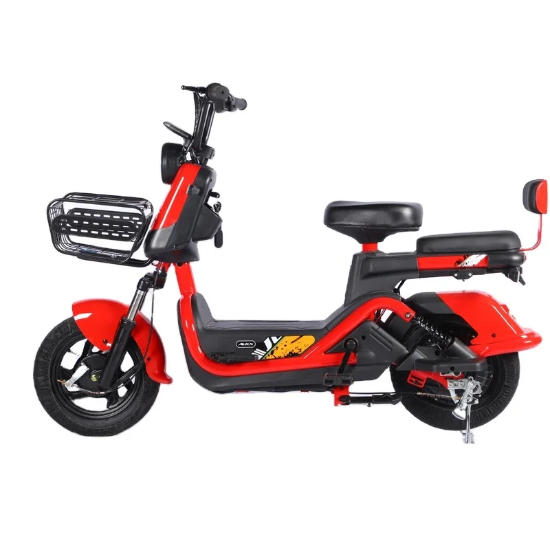 48V 20ah 500W OEM ODM Electric Scooter Vacuum Tire 14 Inch Adult Electric Bicycle with Lead-Acid Battery