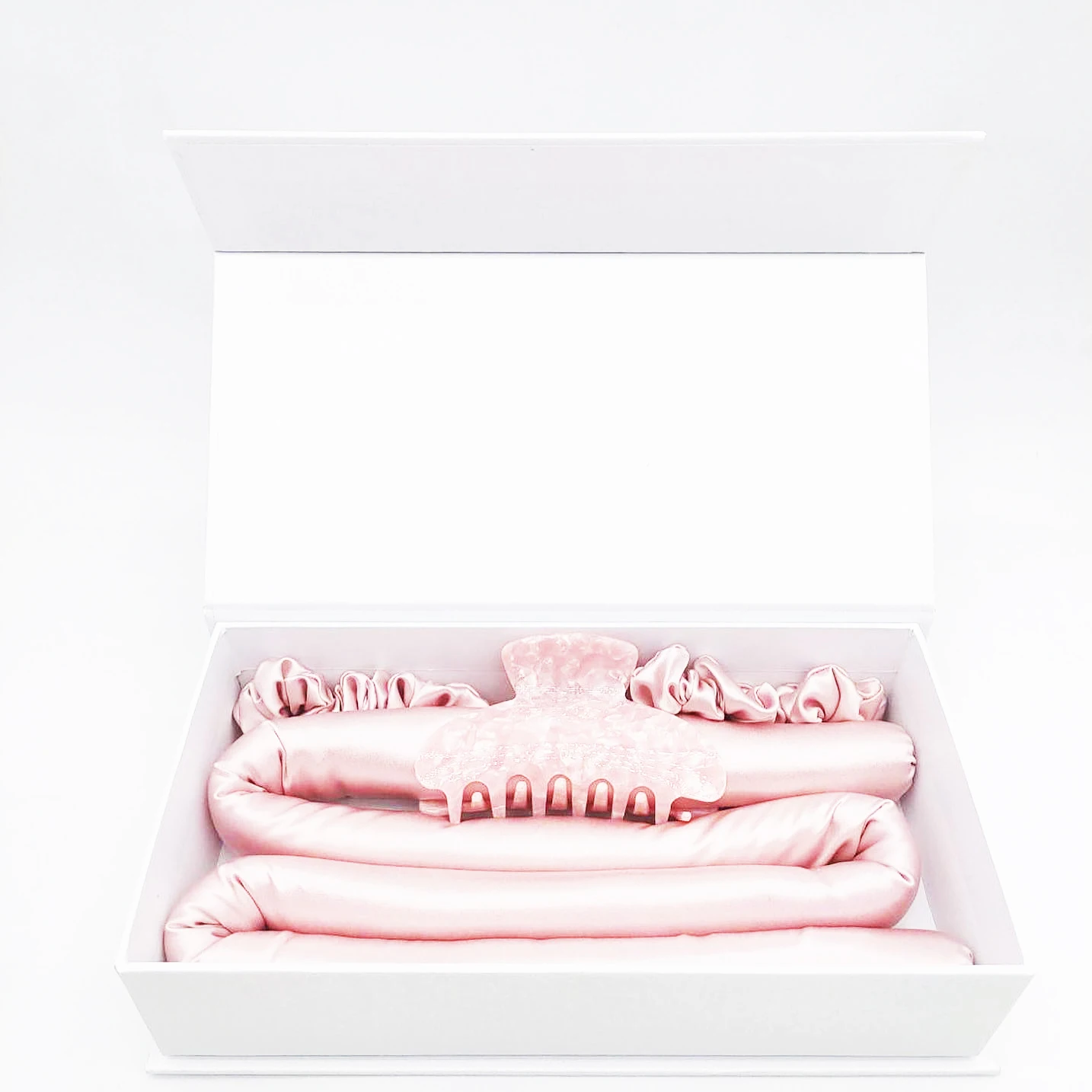 heatless hair curler silk hair roller waves curling rod headband scrunchie set 100% mulberry silk heatless curls
