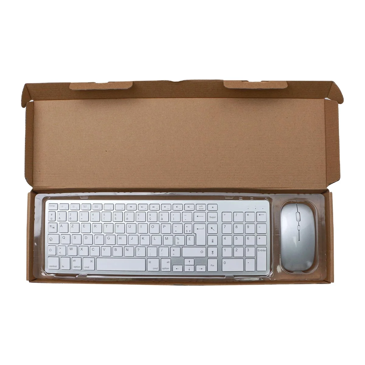 Venta al por mayor de fabrica OEM / ODM portatil y delgado inalambrico (2.4G / Bluetooth) Juego de teclado y mouse