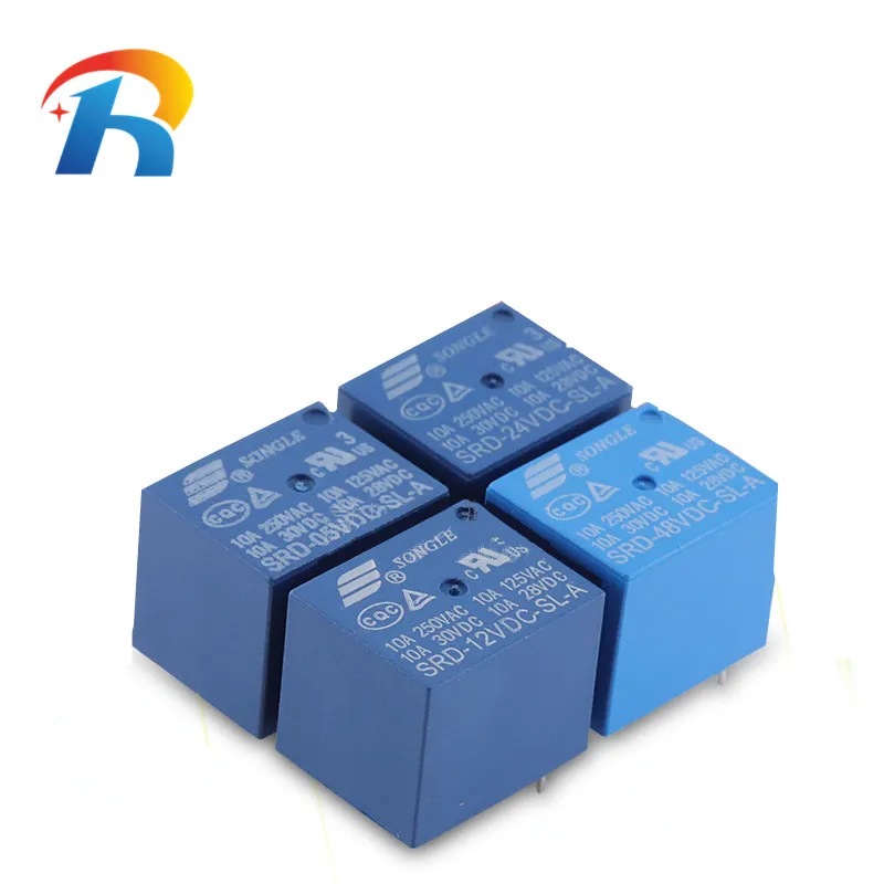 NEW Original SONGLE Relays SRD-05VDC-SL-A 10A SRD-SL-A 30VDC 4Pins  Electromagnetic Relay