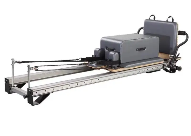 Pilates machine functional trainer  Yoga Pilates aluminium reformer with half trapeze