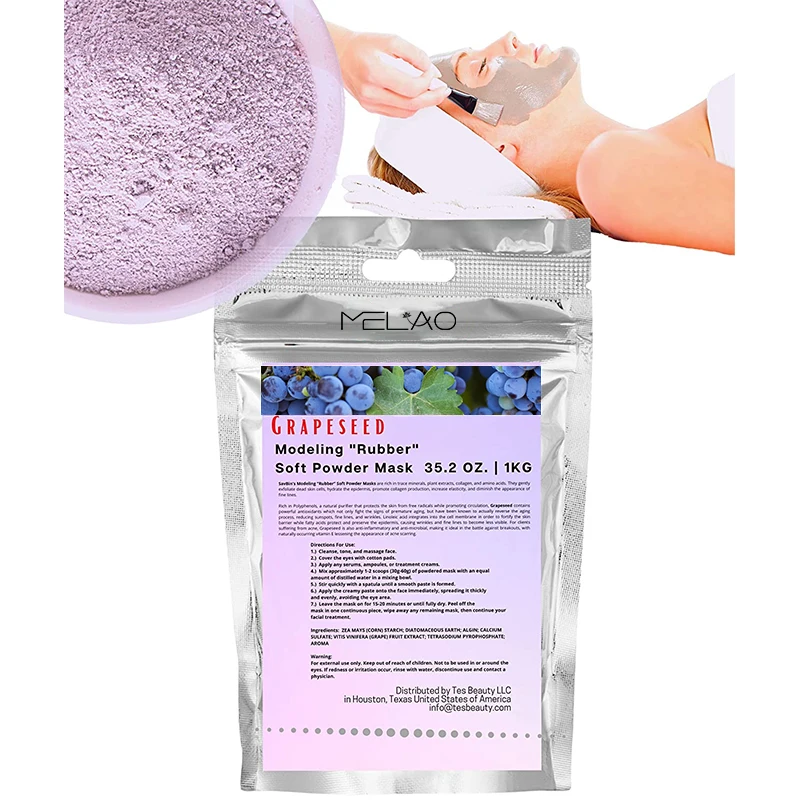 DIY Face Mask Jelly Rose Powder Skin Whitening Peel Off Hydro Jelly Mask Powder Mask