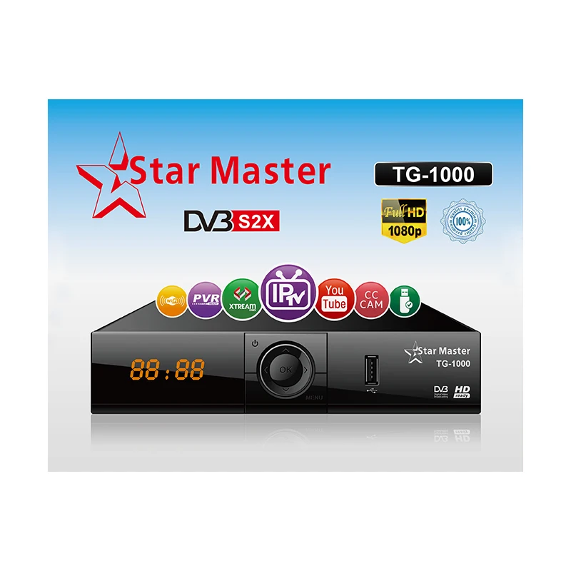 STAR MASTER TG-1000  New gtmedia android 4k set top box gtmedia android 4k set top box dvb t2 h265 modulator hot