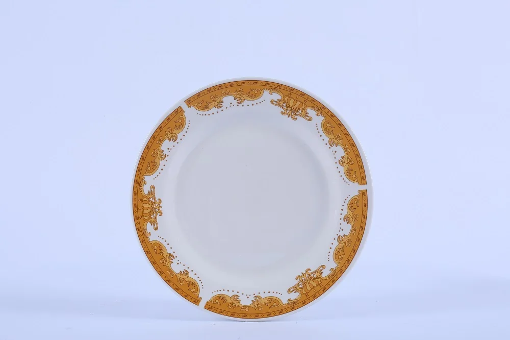 Antique European palace ceramic tableware Italian Roman western style ceramic plate