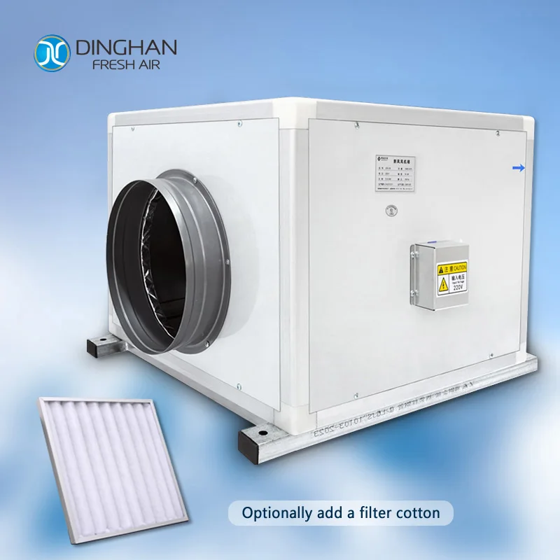 safety top quality low noise cabinet-type fresh air ventilator anticorrosion centrifugal duct fan