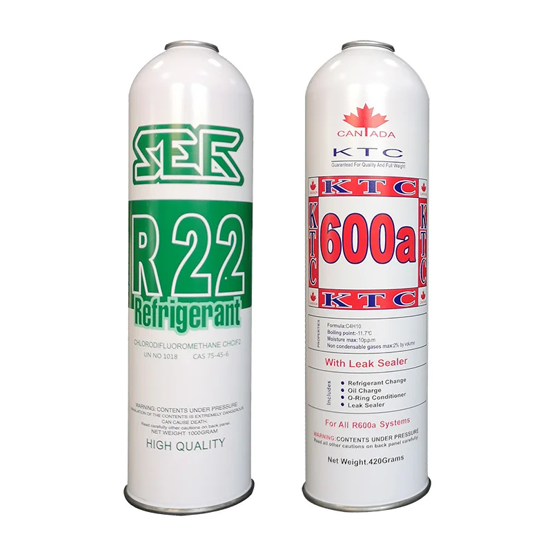 R600a Gas Refrigerator Refrigerant Gas R134a 420g/bottle(purity More Than 99.9% )