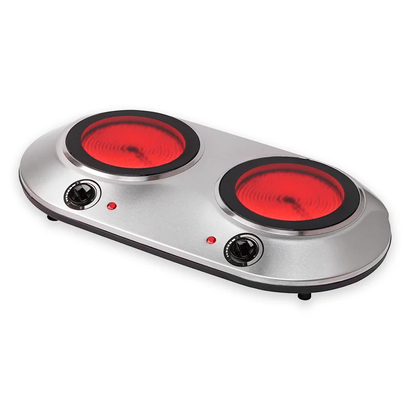 Hob Electrical Glass Heater German Kitchen Double Plate Burner Infrared Ceramic Stove Electric With Oven