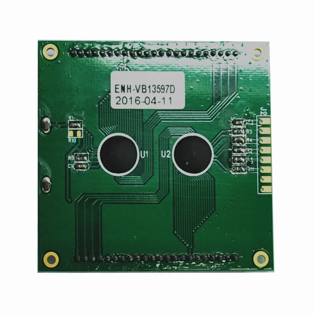 TN black and blue words VA 7 Segment  +pcb LCM module square LCD Display