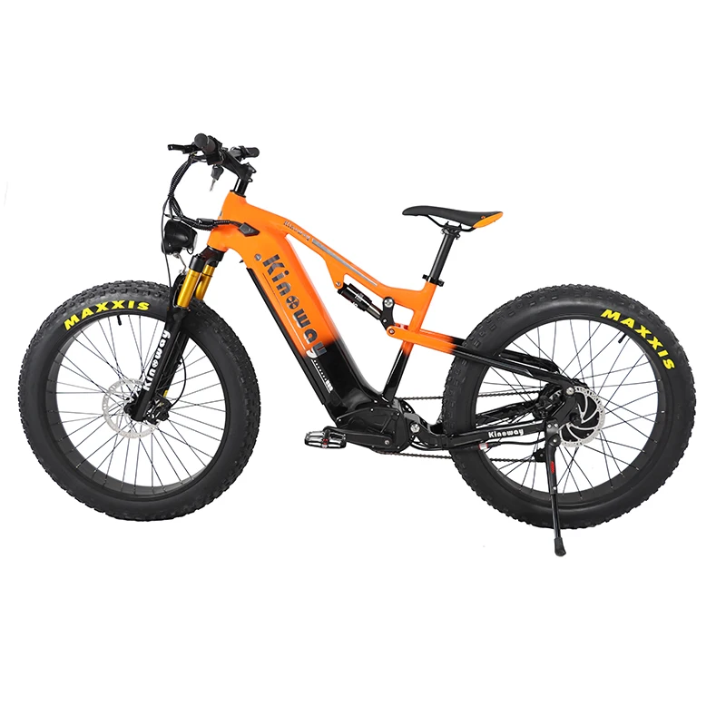 cheap Eu US Warehouse vintage kit powerful battery 26 inch elektrische fiets Electric Fat Tire Mountain e Bike fahmad 1000w