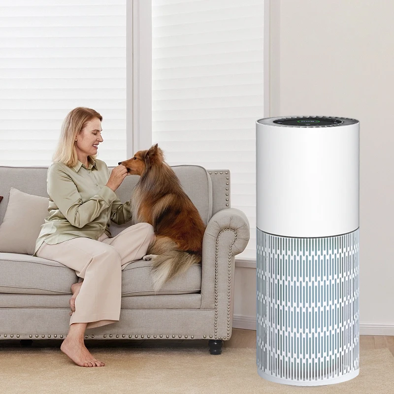 AGCEN OEM ODM levego tisztito Pet air purifier Household pet cleaning air deodor CADR450 with HEPA  filter