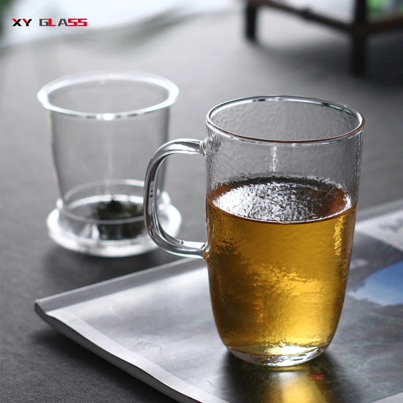 Офисное использование три части высококачественный фильтр с крышкой молоток термостеклянная чашка для