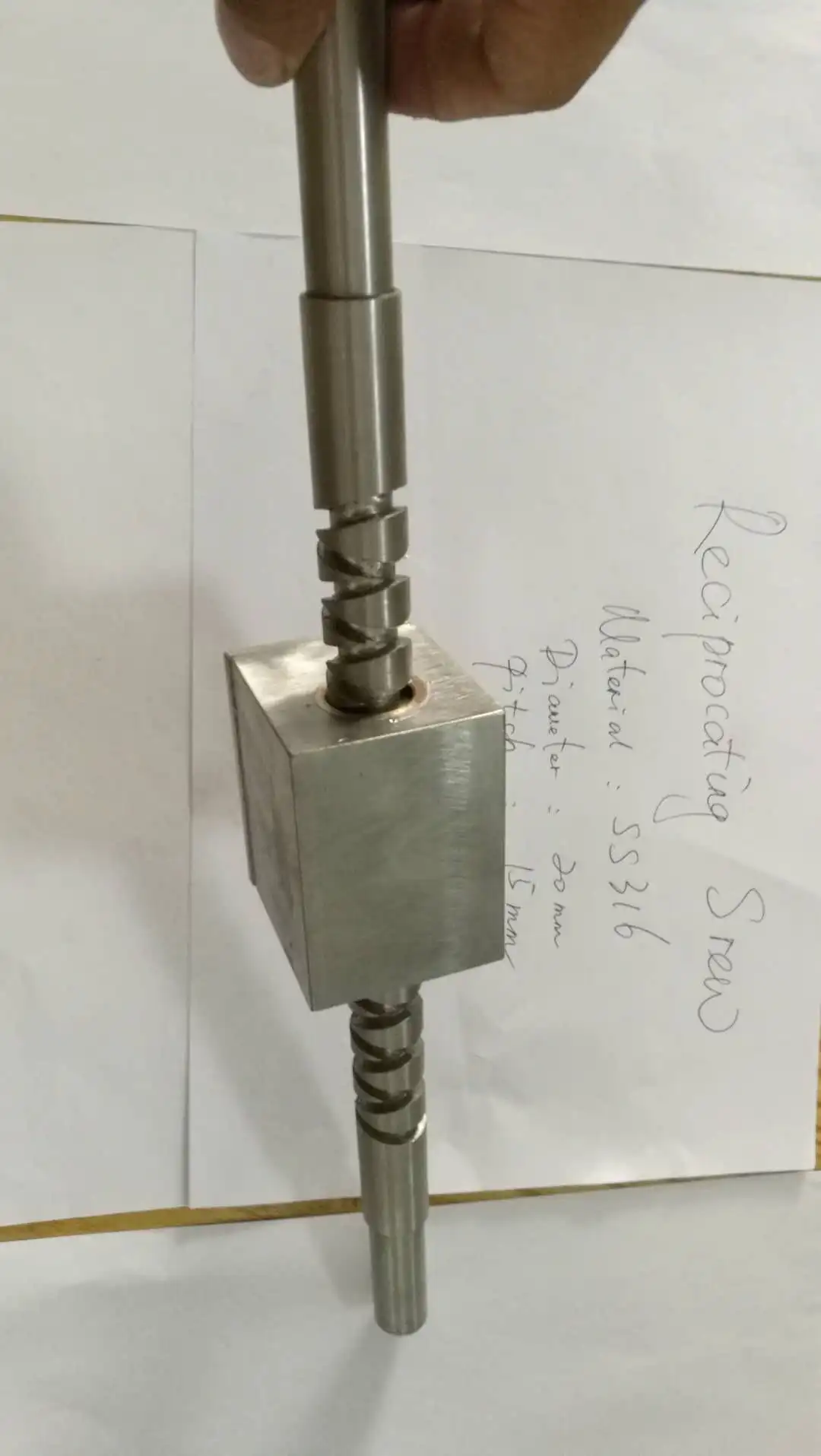 MMS customized non-standard high precision reciprocating screw with fast speed