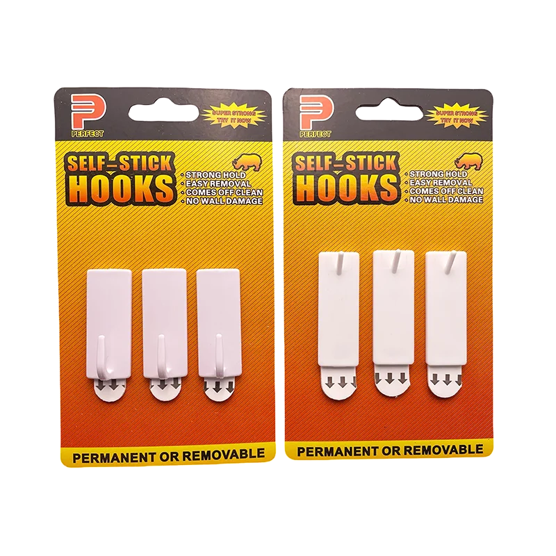 Reusable Sticky Hooks Adhesive Silver Circle and Round Hooks Towel Holder