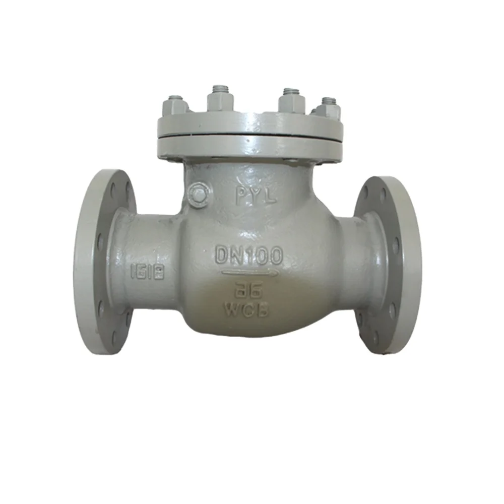 CF8M for oil gas non return carbon steel swing check valve