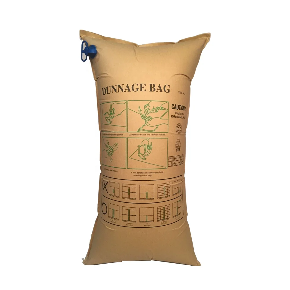 
100 Percent Recyclable and Reusable,Make Moving Effortless,36 x 72 Inflatable Bag Dunnage Bag 