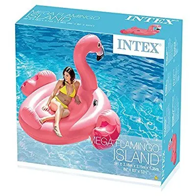 INTEX 56288  pink inflatable flamingo inflatable pool float