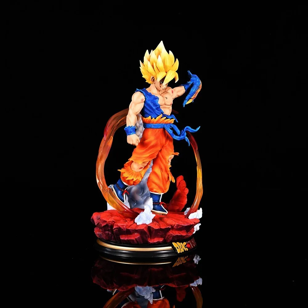 27Cm Good Quality Dragoned Ball Goku Standing Anime Cartoon Model Toy Anime PVC Figure