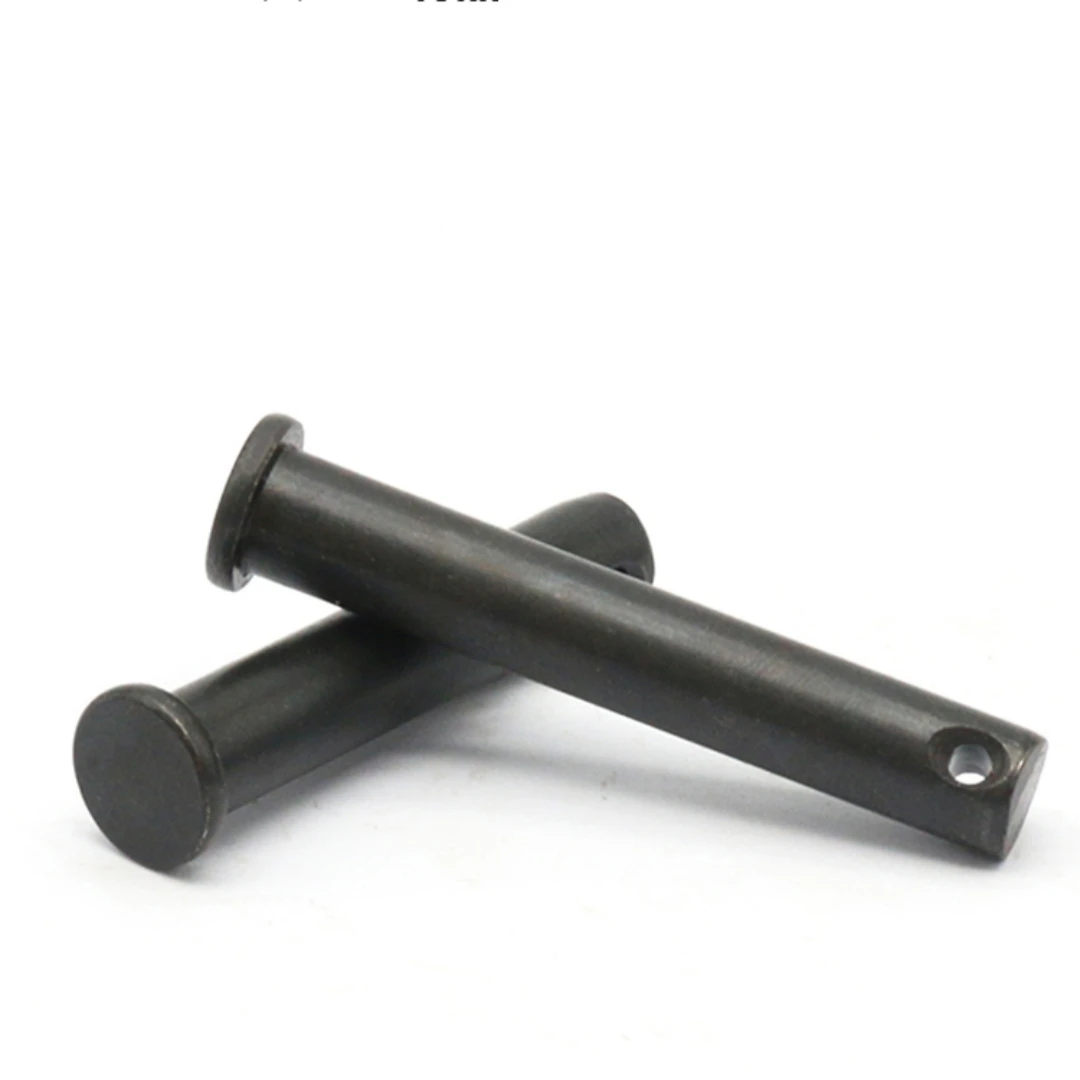 Black oxide Carbon Steel Grade 4.8 8.8 10.9 12.9 Clevis Pins With Head Pins With Split Pin Hole ISO2341