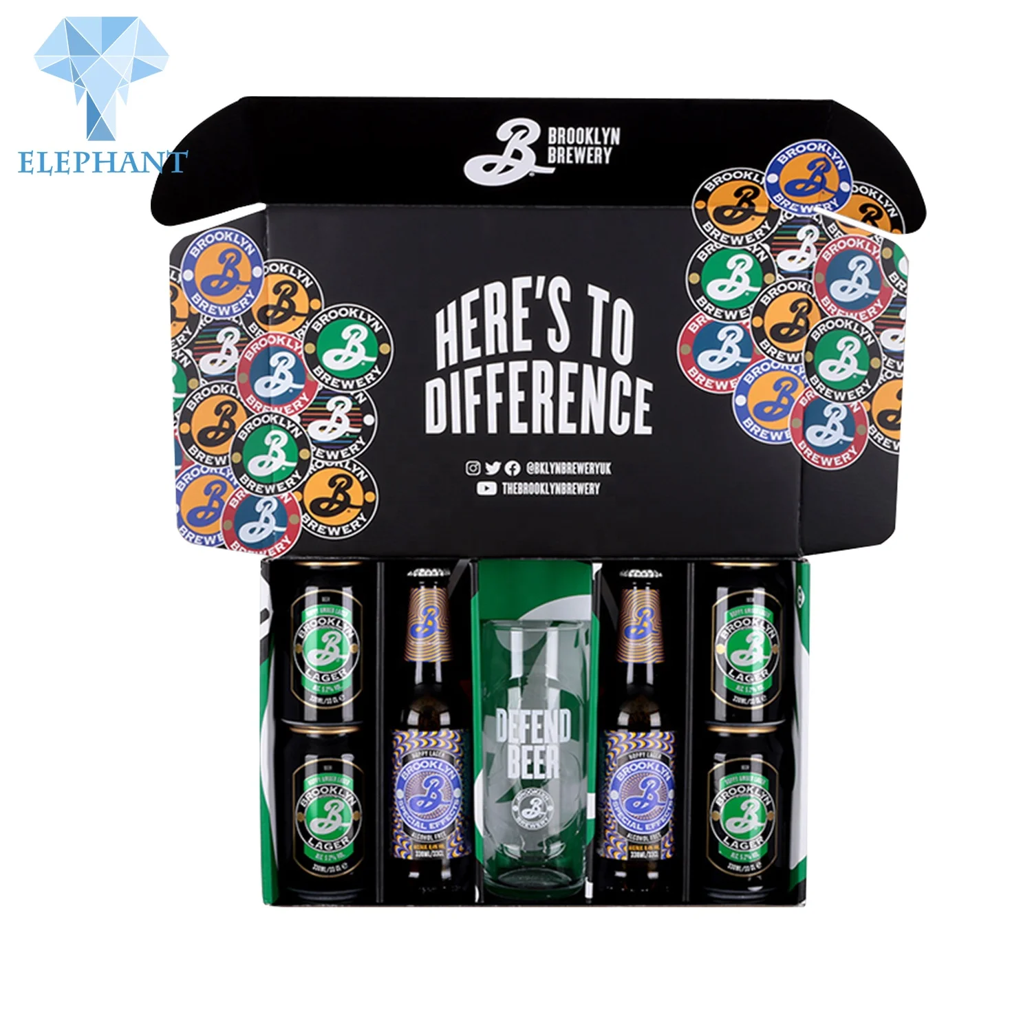 China Factory Wholesale Best Price Good Quality Corrugated Wine Drink Beer Packaging Box