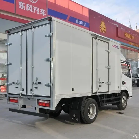2024 New Dongfeng Box Truck Cube 12 Ton 4x2 left hand drive Cargo Van for Logistics transportation