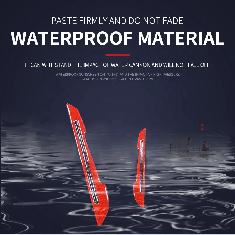 Factory Custom Logo EPG Material Strong Reflections at Night Reflective Stickers for Rearview Mirrors