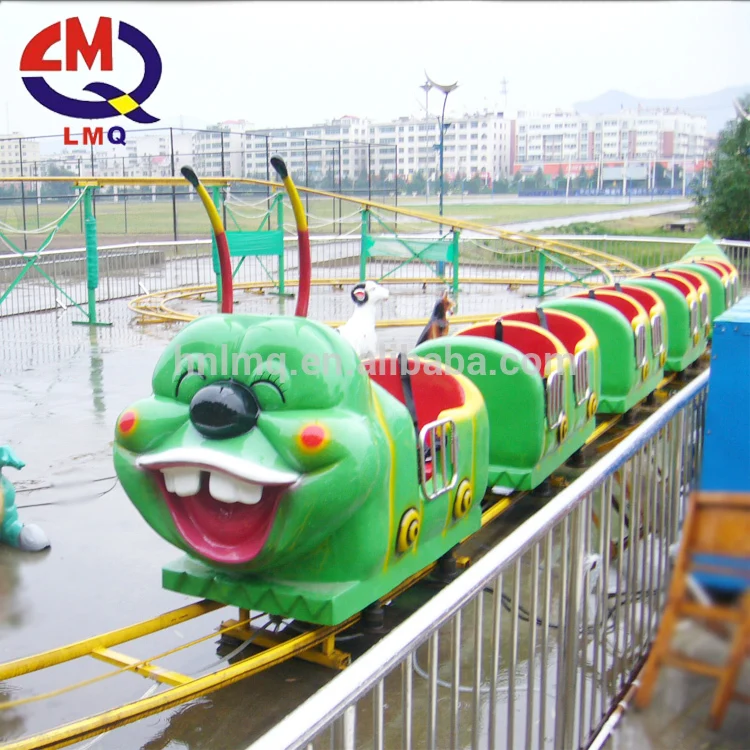 Attractive indoor amusement theme park rides roller coaster for kids