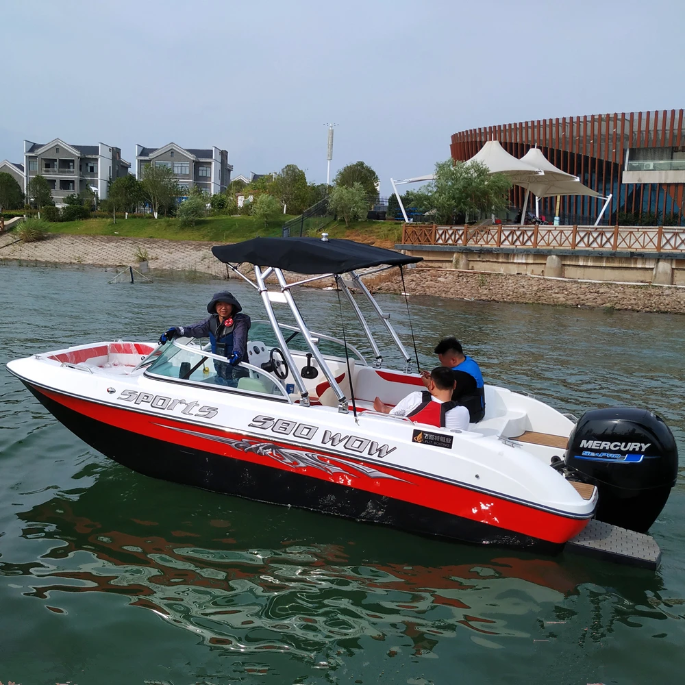 8~12 persons FRP material sport and passenger boat