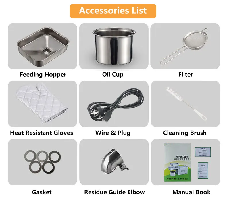 Small Size Sesame Peanut Oil Press Machine Cooking Oil Making Machine