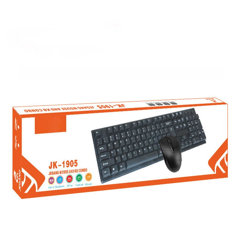 Office Table Computer PC Teclado E Y Mous Kit Wired Key Board Gamer Ergonomic Gaming Keyboard and Mouse Set Combos