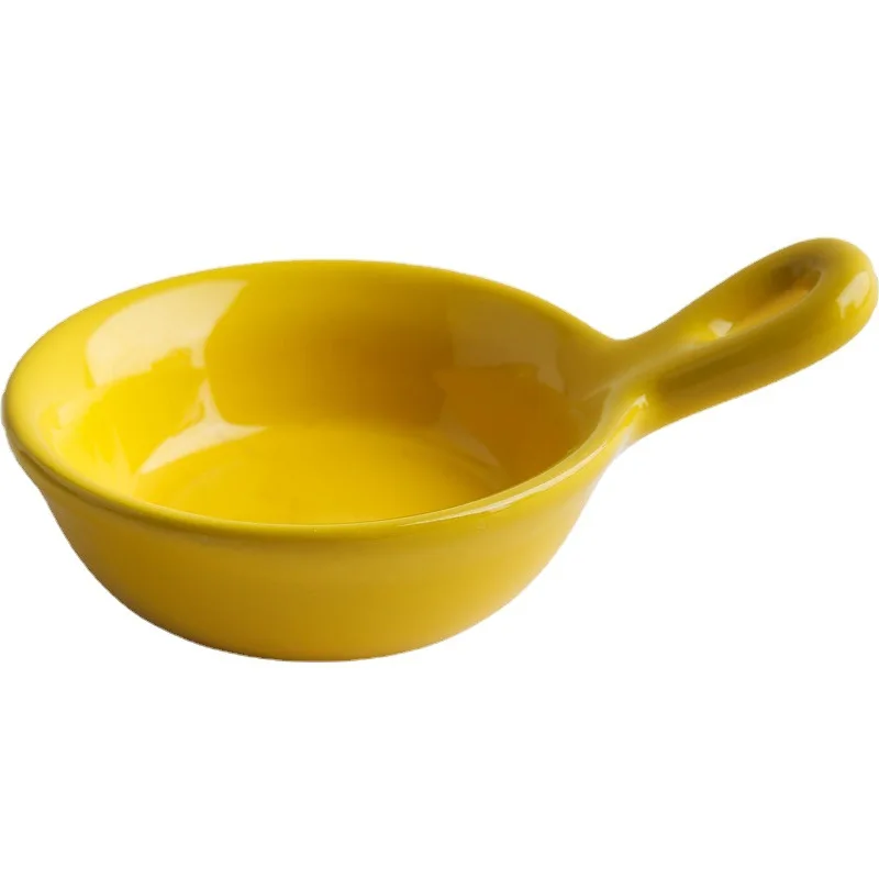 Mini Macaron Color Ceramic Soy Sauce Dipping Dish Fruit Sushi Wasabi Vinegar Taste Seasoning Serving Bowl Restaurant Dinnerware