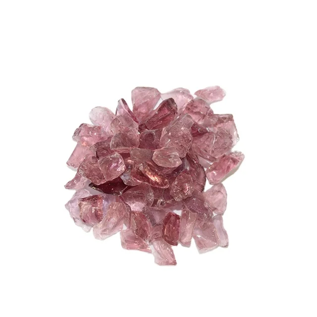 1-3 мм фиолетовые измельченные цветные стеклянные чипсы для пола