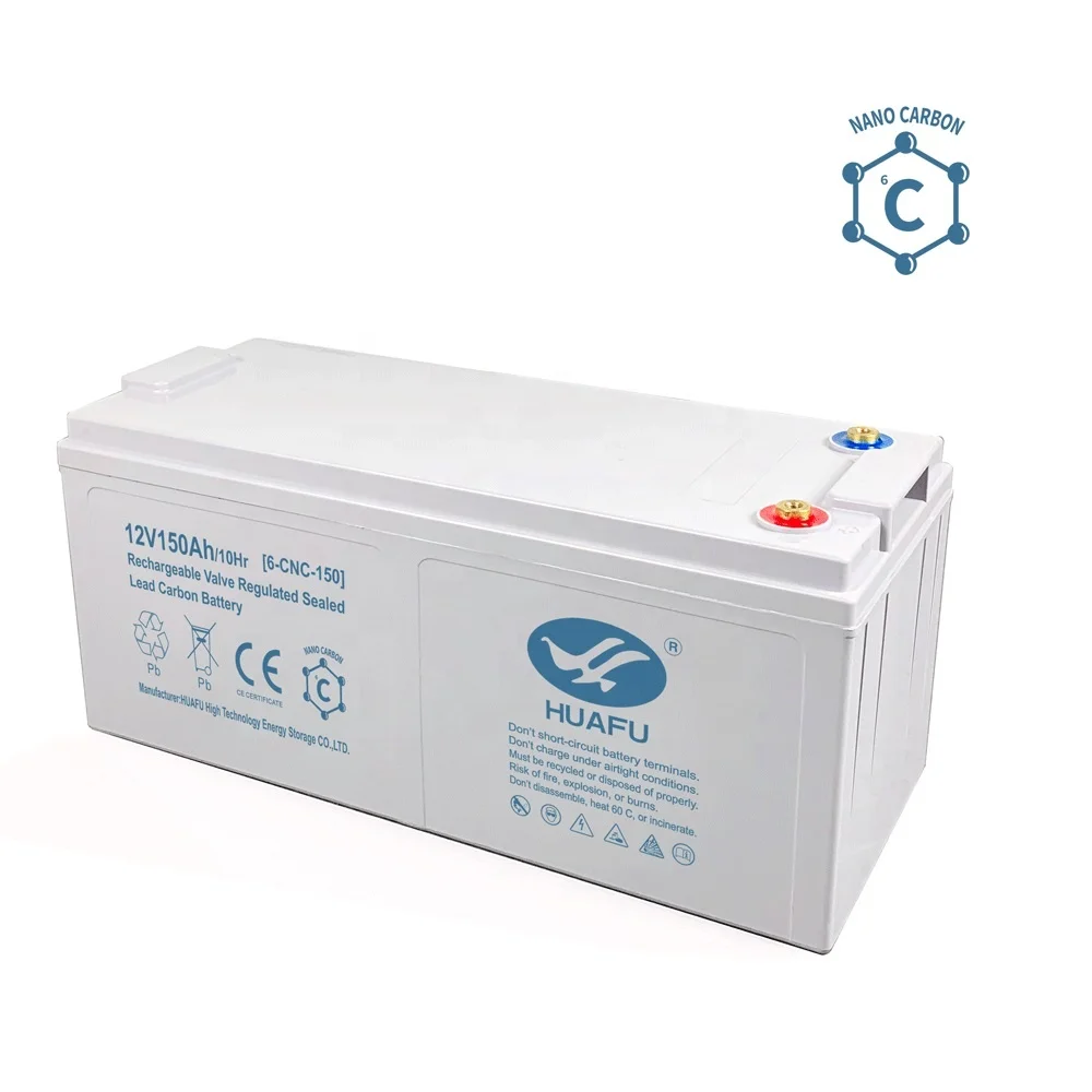 Carbon Gel Battery 12V 150AH for Solar System Hot sell for solar energy deep cycle Lead carbon storage battery Solar battery