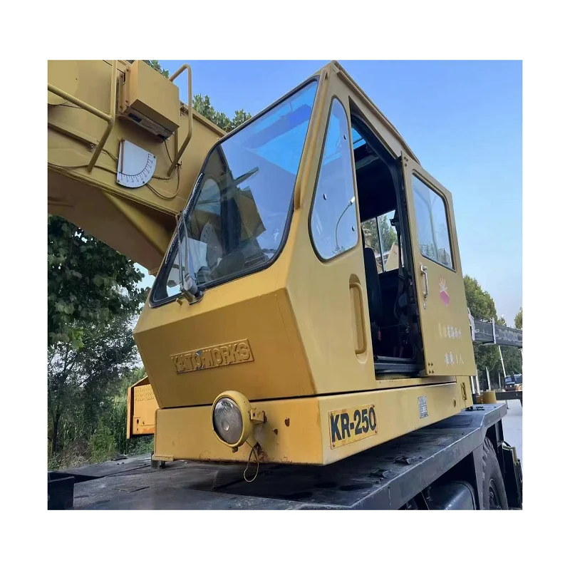 25Ton Japan kobelco RK250 rough terrain crane /used truck crane for sale