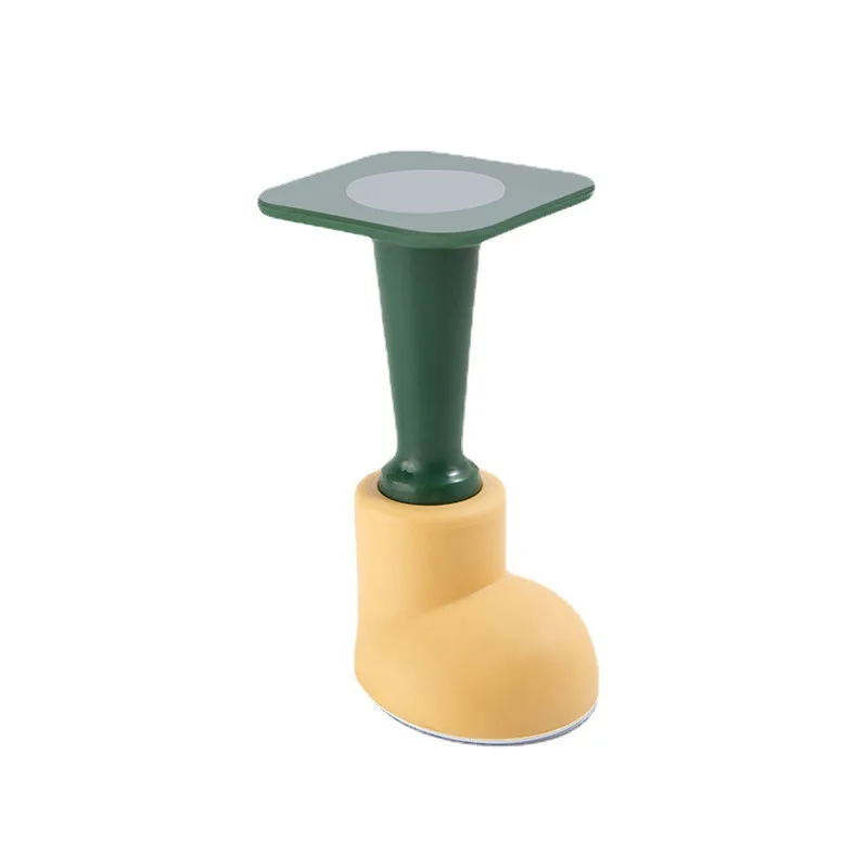 Creative Round Head Shoe Suction Household Silicone Anti-collision Door Stopper Hole-free Toilet Silent Wall Door Stopper