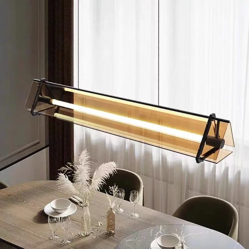 Современная простая люстра JYLIGHTING роскошная светодиодная стеклянная Подвесная лампа гостиничный бар ресторан офис промышленный