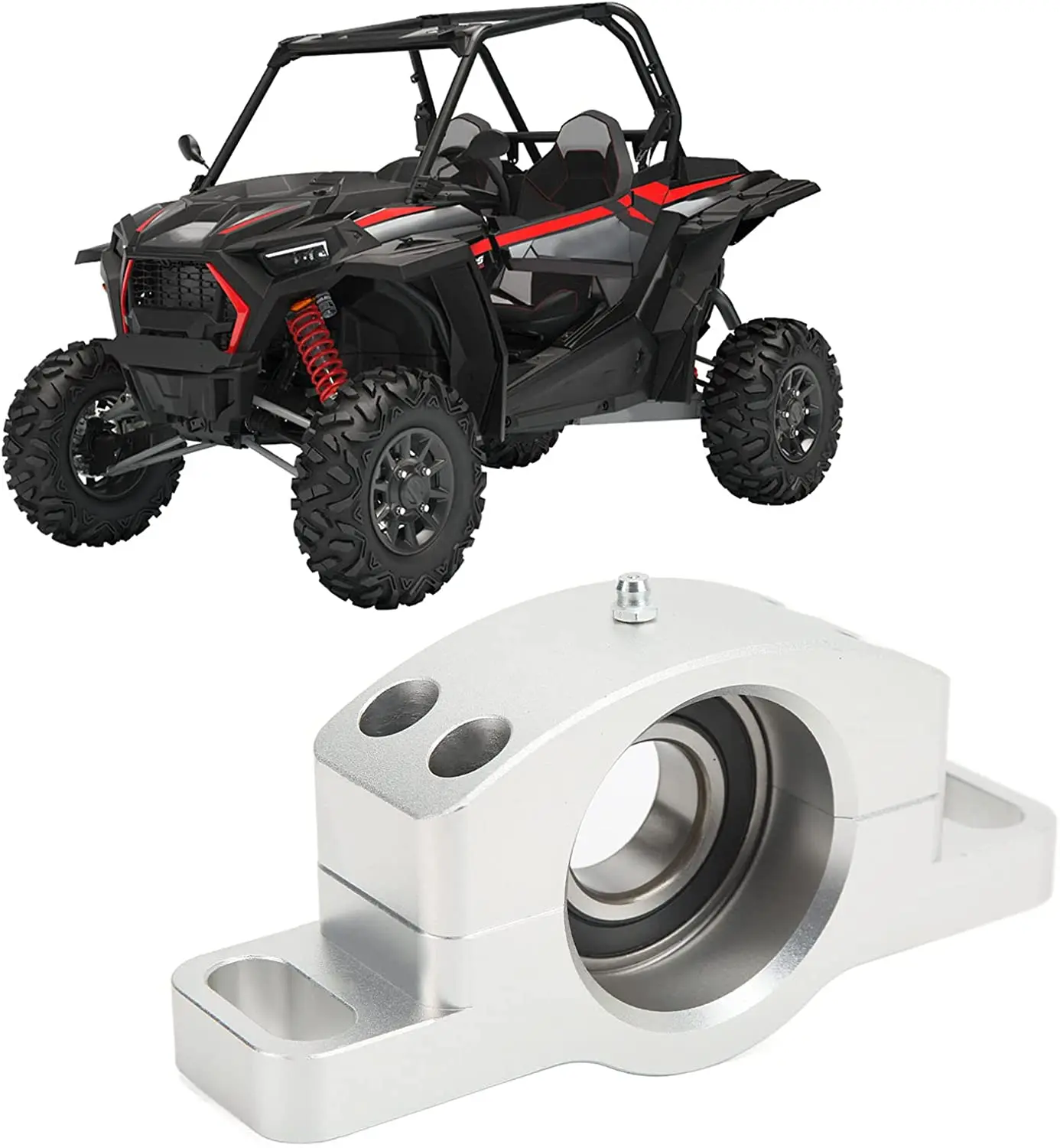 Heavy Duty Billet Aluminum Bearing Carrier for 2014+ Polaris RZR 1000 XP S&TURBO 4 1000