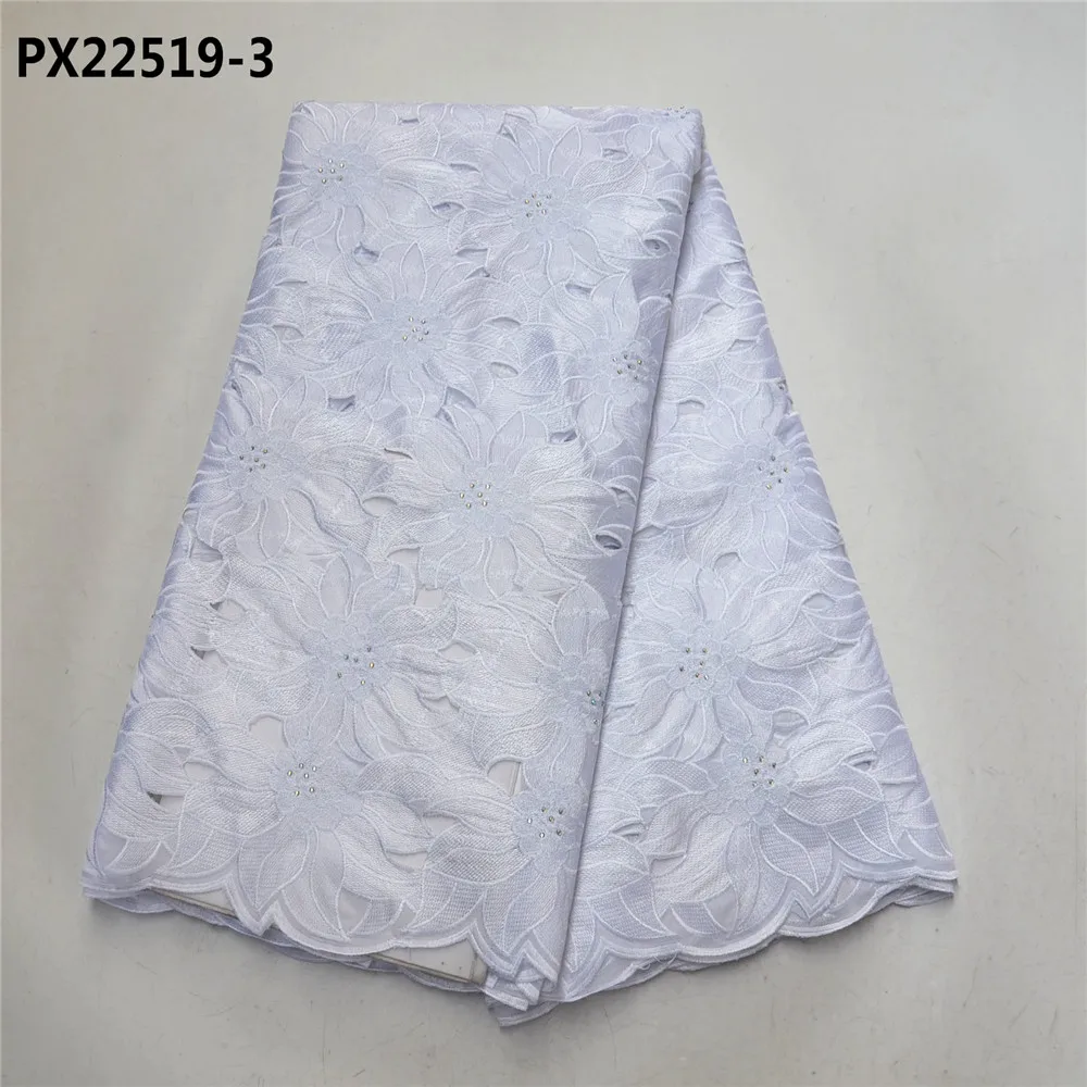 Fashion cotton lace nigerian swiss voile fabric korean swiss lace fabric
