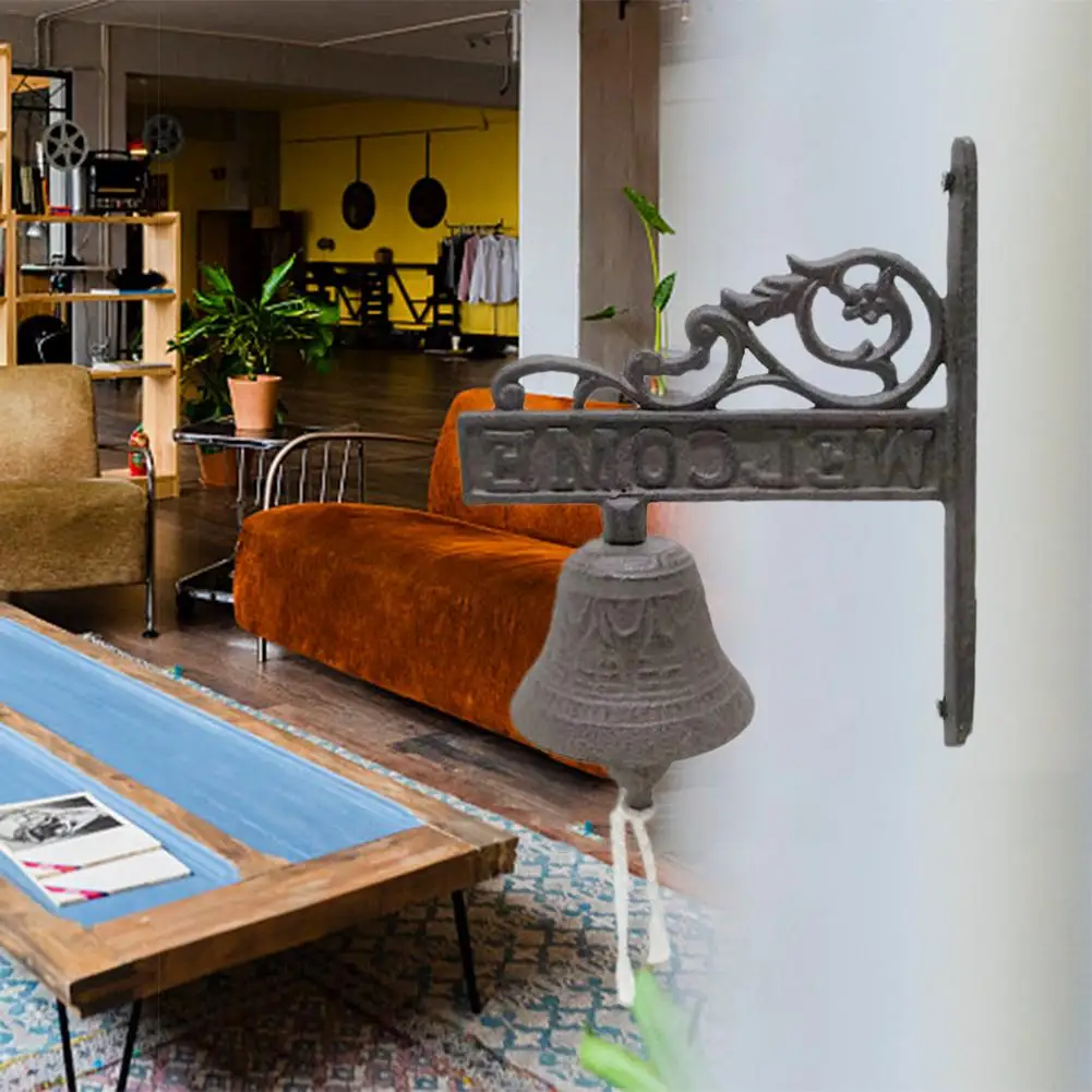 Front Yard Sign Garden Ornaments Cast Iron Bird Doorbell Other Home Decor Wireless Doorbells