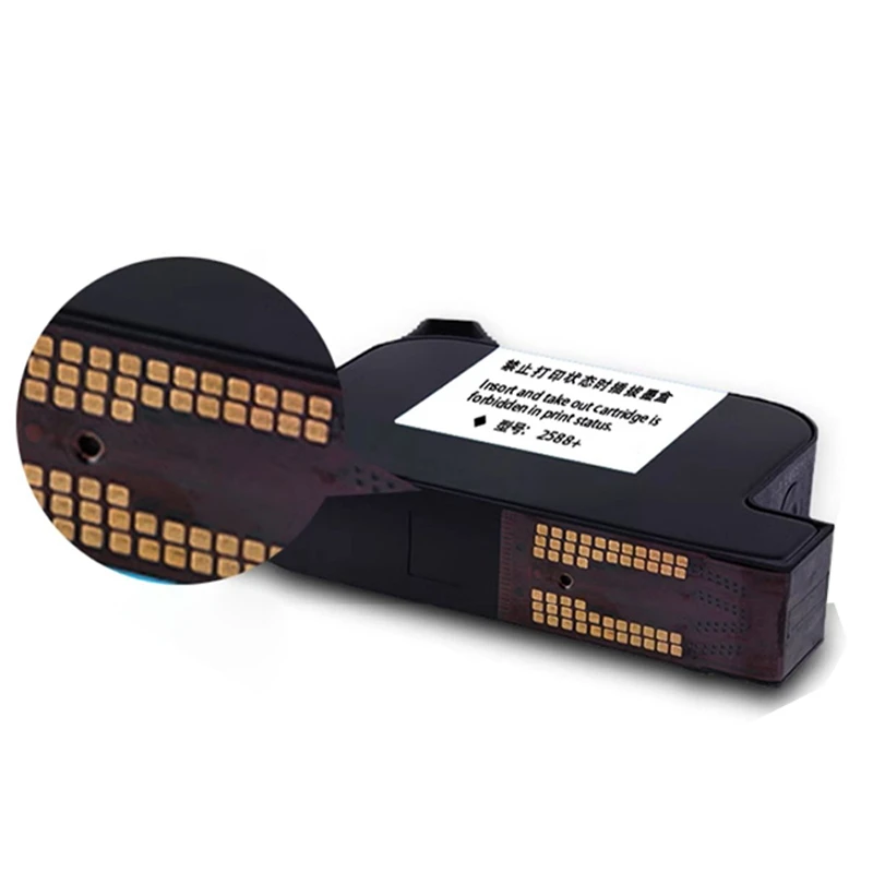 2024 MASIJET New Black 1/2 Inch 12.7mm Ink Cartridge TIJ Inkjet Printer Specific for Manufacturing Plants